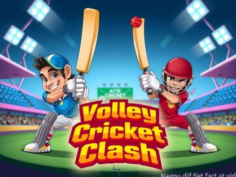 Volley Cricket Clash Game Banner